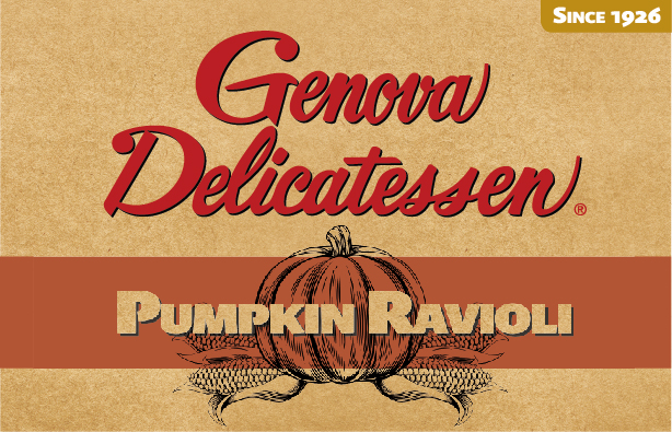  A seasonal ravioli. Rich, warm pumpkin filling in homemade ravioli.&nbsp;This ravioli is seasonal. 