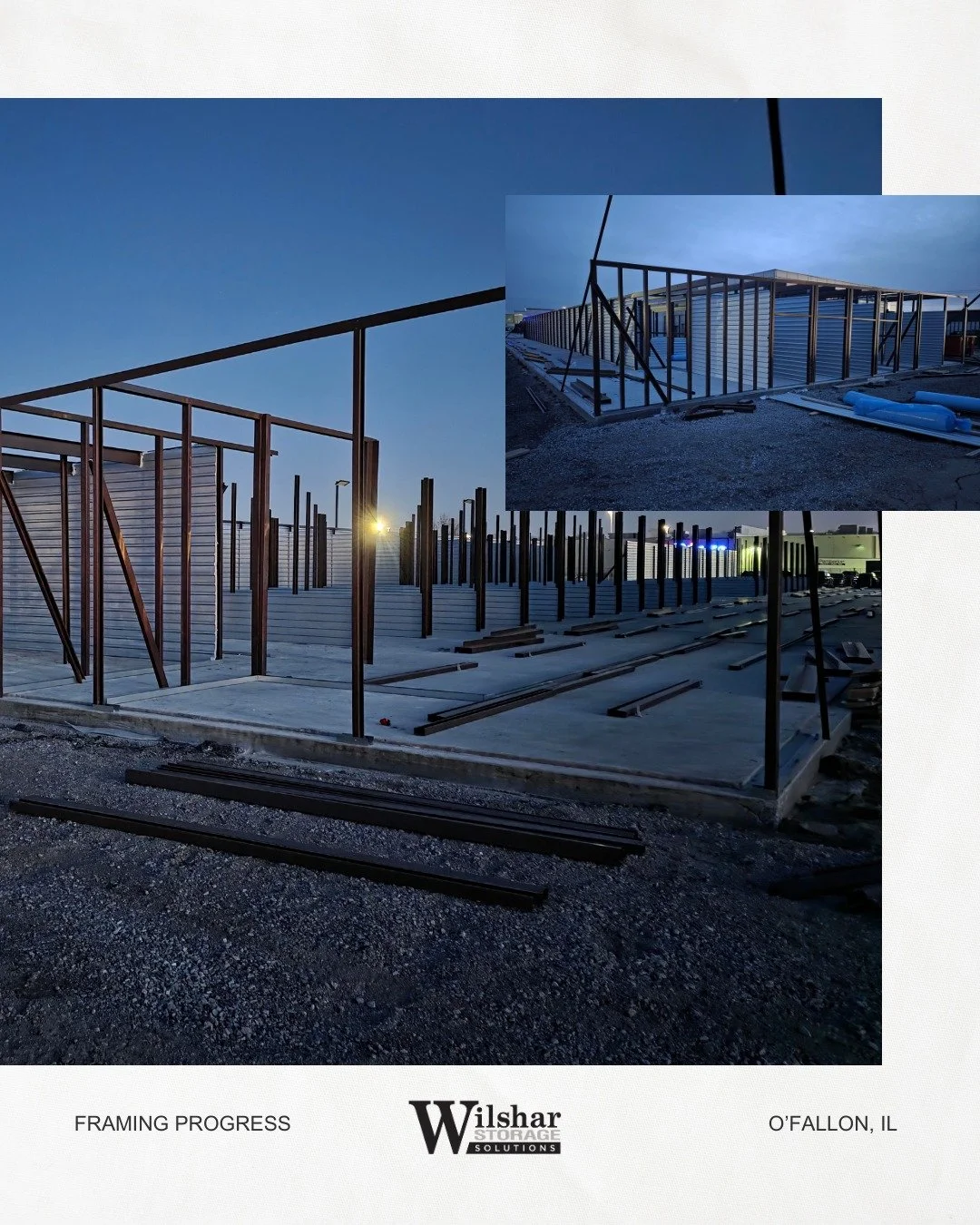 Framing progress in O&rsquo;Fallon, IL