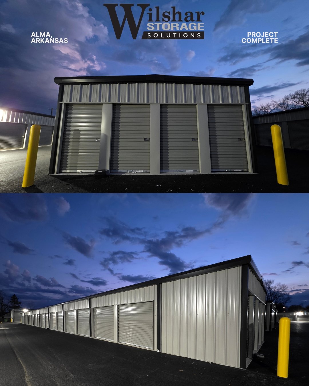 Another one complete!
On to the next.

Have a project in mind?
Submit the form in our bio, and our team will be in touch.

#Wilshar #StorageBuild #CommercialConstruction #SteelErectors #ArkansasConstruction