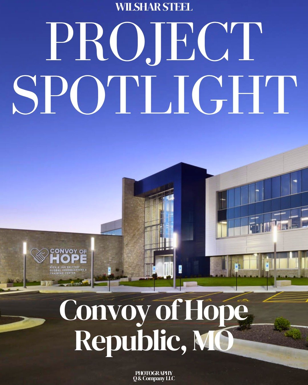 Project Spotlight: Convoy of Hope | Republic, MO

From structural steel to final roofing, this project came together through precision, coordination, and consistency in every phase. Built to support high-demand operations and long-term performance, e