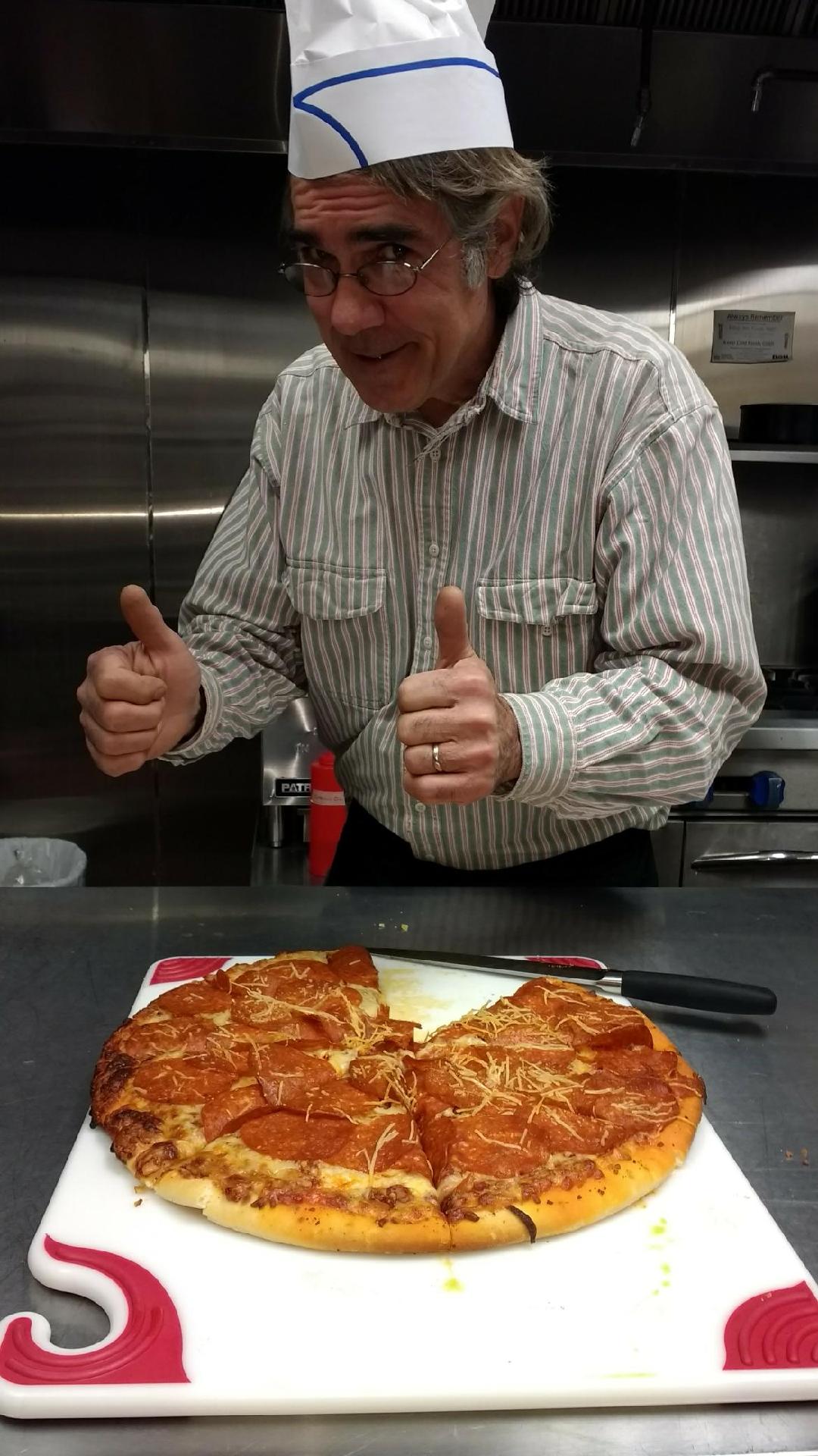 We served pizza for a while…