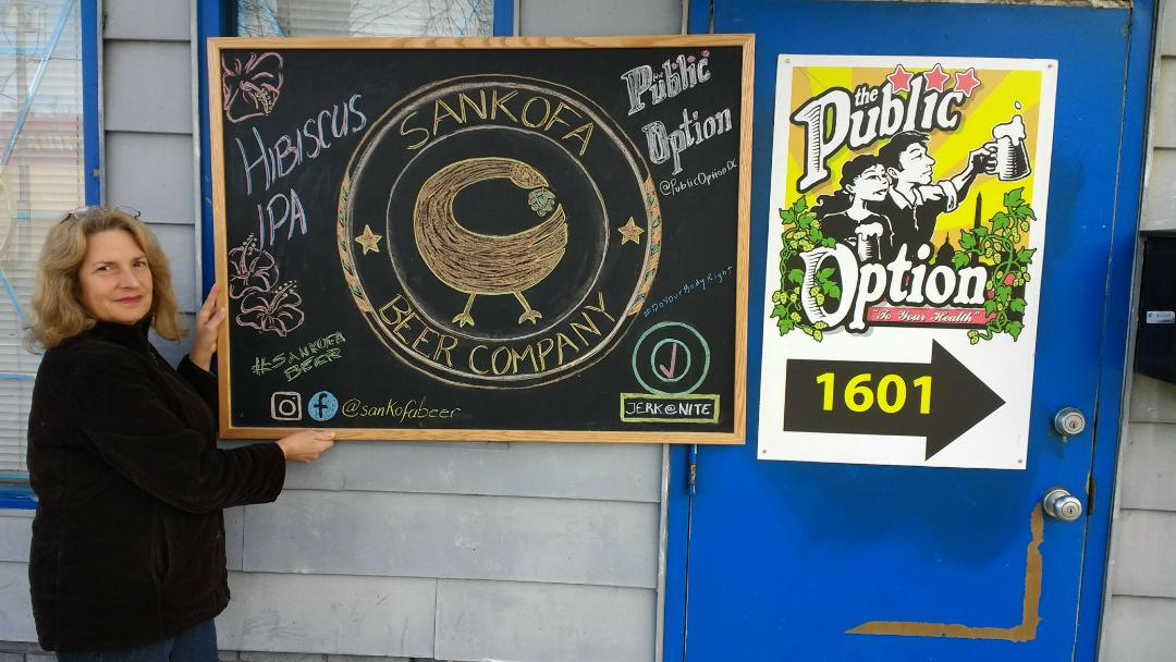 Sankofa Beer Company colab beer launch