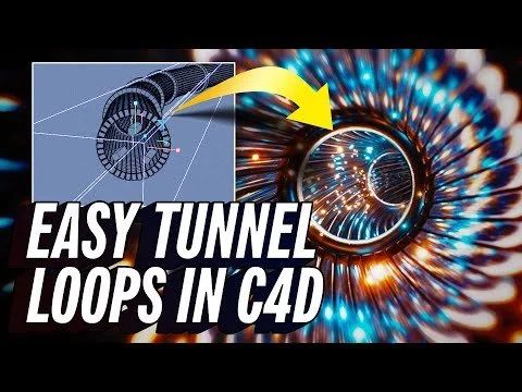 Easy Tunnel Loops in Cinema 4D!