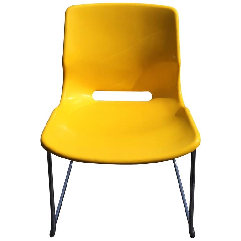 Overman Yellow Side Chair