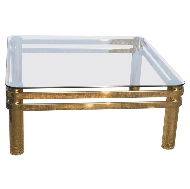  Brass  Coffee Table by Pace