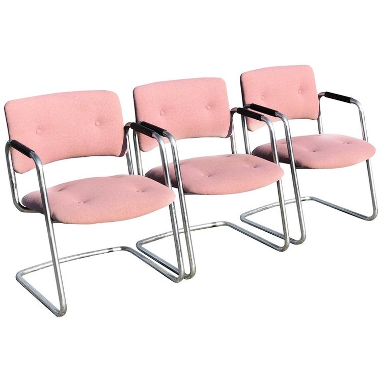 Chrome Steelcase Chairs 