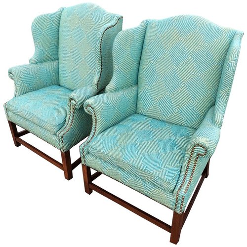 Henredon Wing Back Chairs