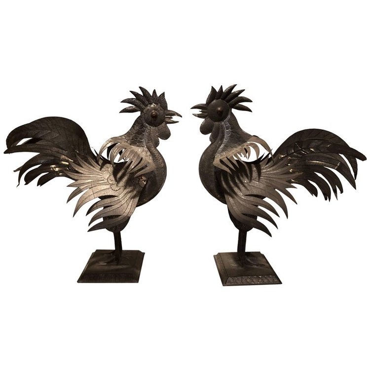  Mexican Tin Roosters