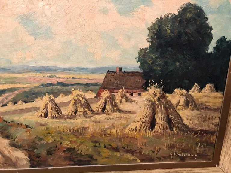 Signed Pastoral Landscape on Canvas signed Winkelberg7.jpg