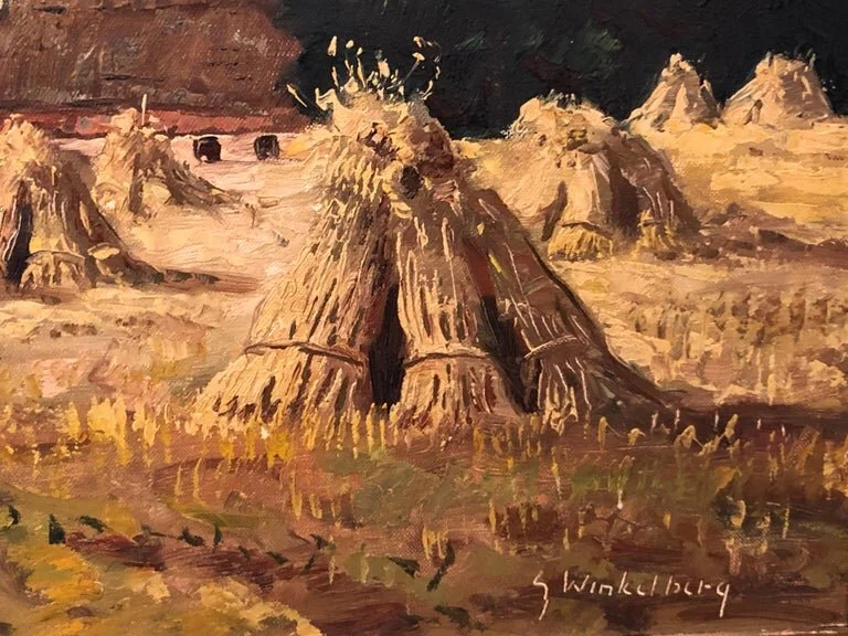 Signed Pastoral Landscape on Canvas signed Winkelberg10.jpg