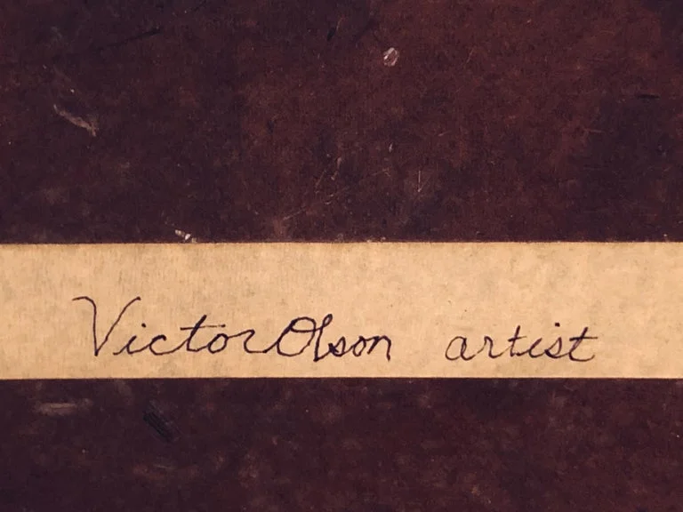 Victor Olsen Impasto Oil on Board of Arabs20.jpg