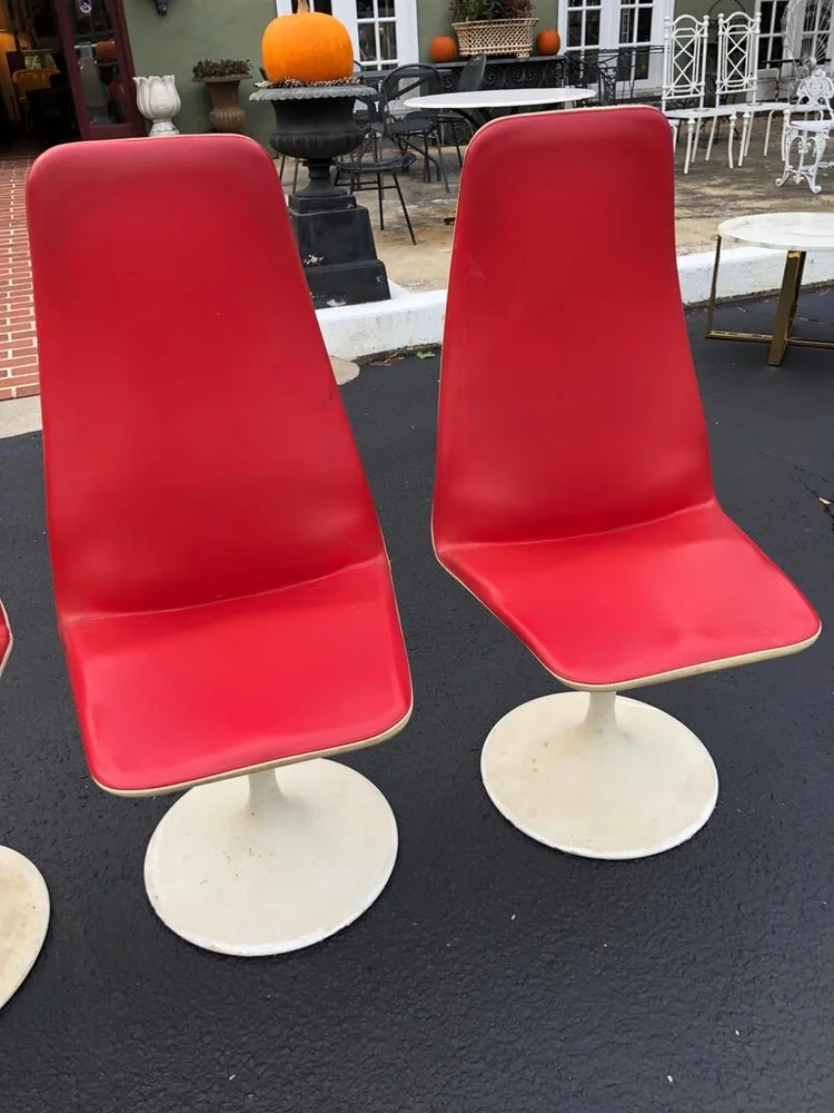 Set Of Four Mid Century Modern Swivel Chairs By Borje Johanson Fleur De Lis Online payment options buy nows: set of four mid century modern swivel chairs by borje johanson fleur de lis
