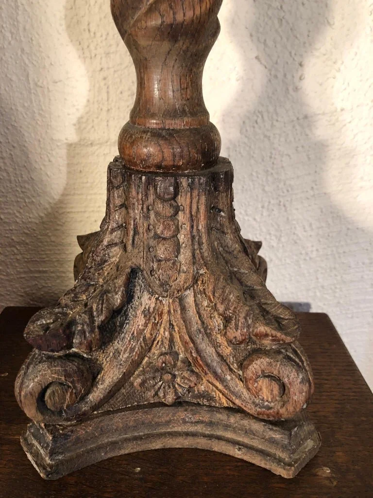 Carved Oak Barley Twist Candlestick11.jpg