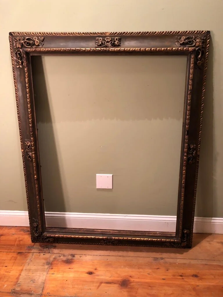 Museum Quality Gilt Gesso Frame with Embossed Designs2.jpg