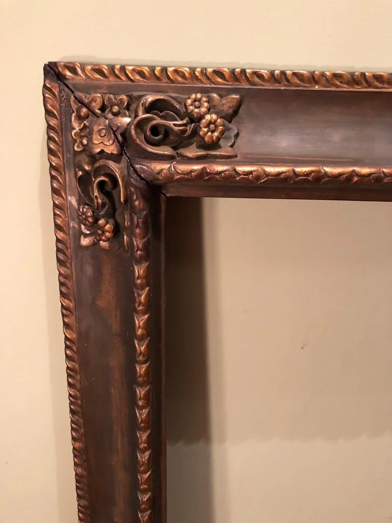 Museum Quality Gilt Gesso Frame with Embossed Designs4.jpg