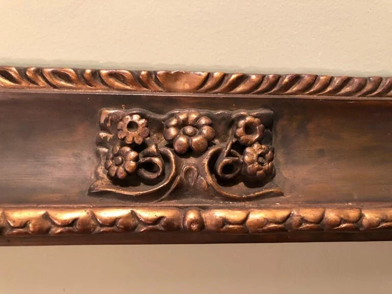 Museum Quality Gilt Gesso Frame with Embossed Designs5.jpg