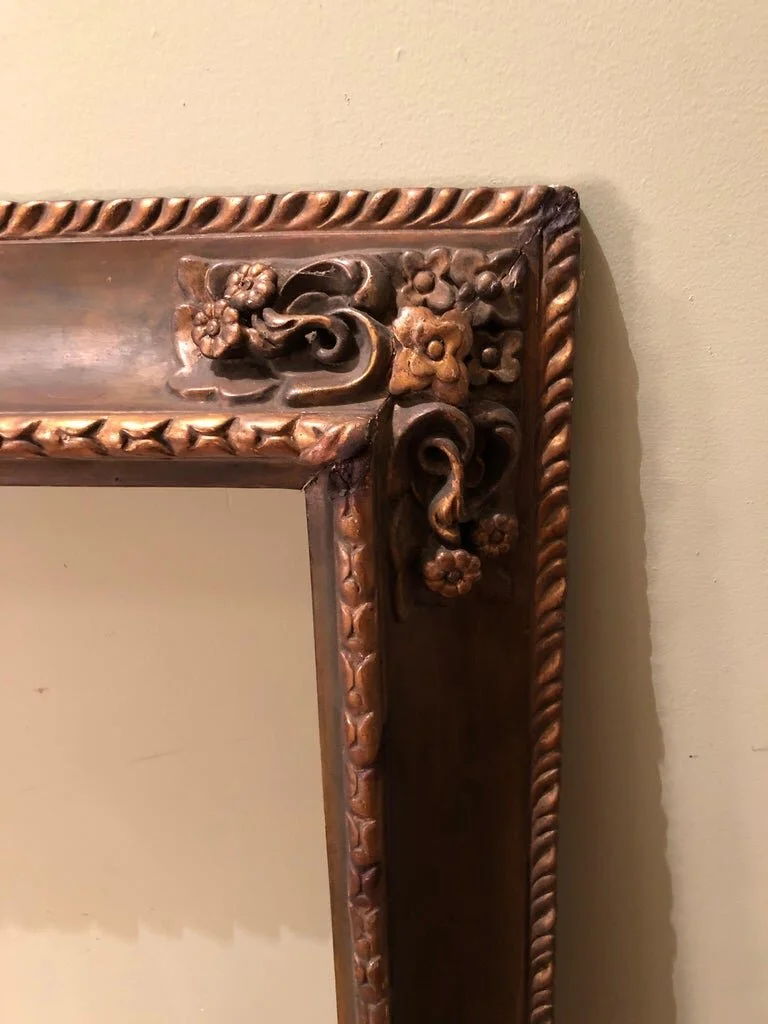 Museum Quality Gilt Gesso Frame with Embossed Designs6.jpg