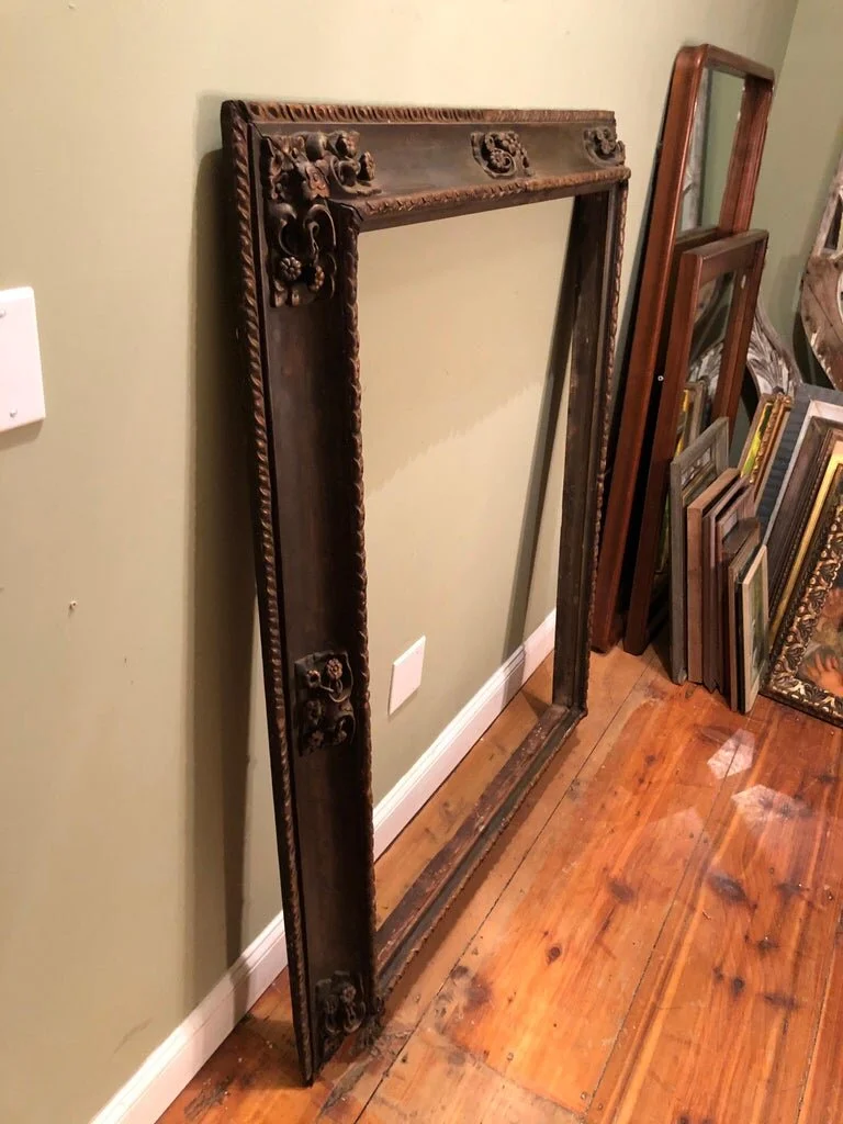 Museum Quality Gilt Gesso Frame with Embossed Designs15.jpg