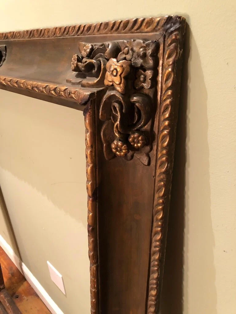 Museum Quality Gilt Gesso Frame with Embossed Designs19.jpg