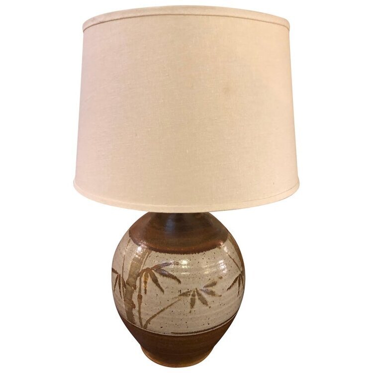 Ceramic Bamboo Table Lamp 