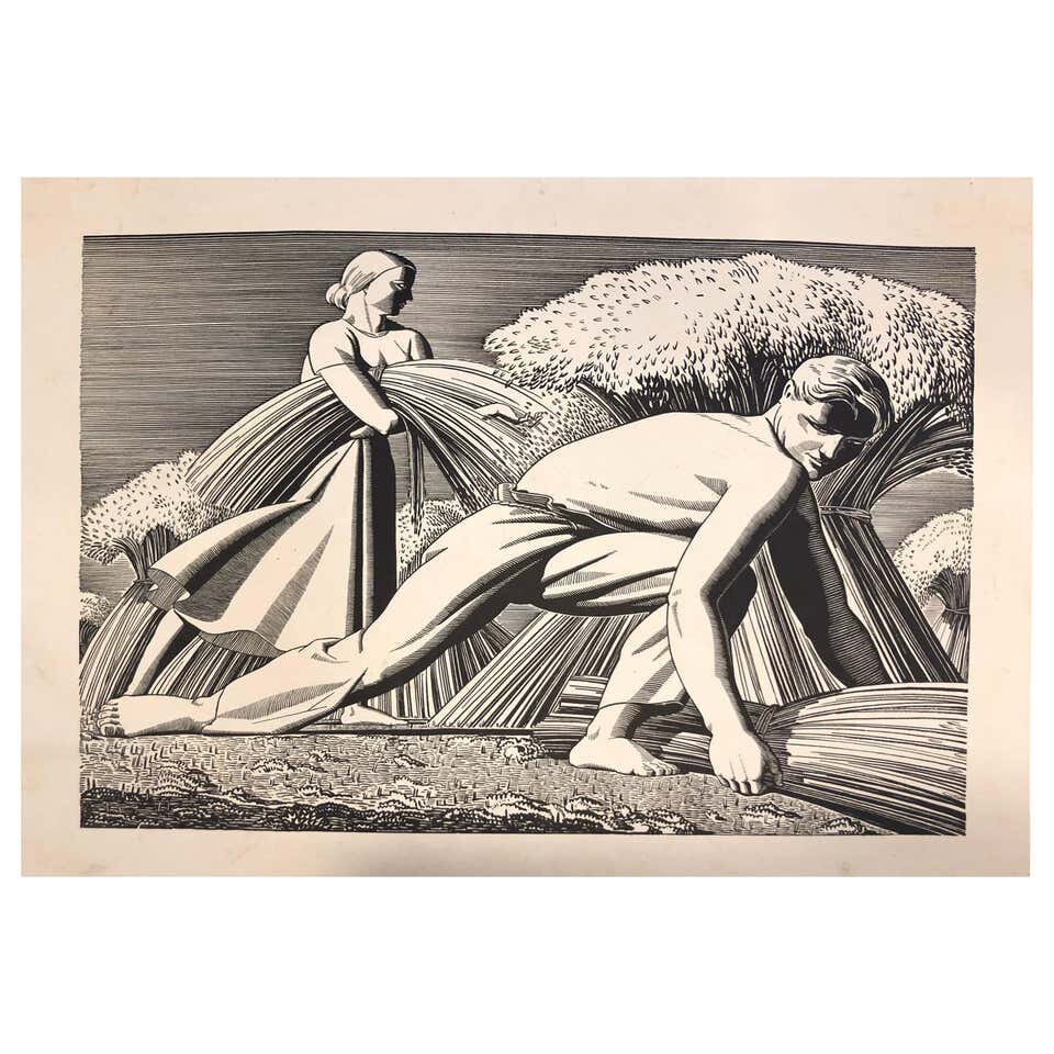 Rockwell Kent "Harvest Time"