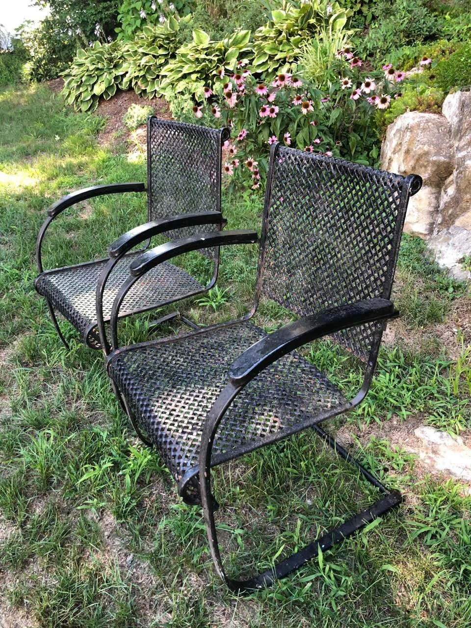 Heavy Iron Cantilever Garden Chairs from the 1930s6.jpg