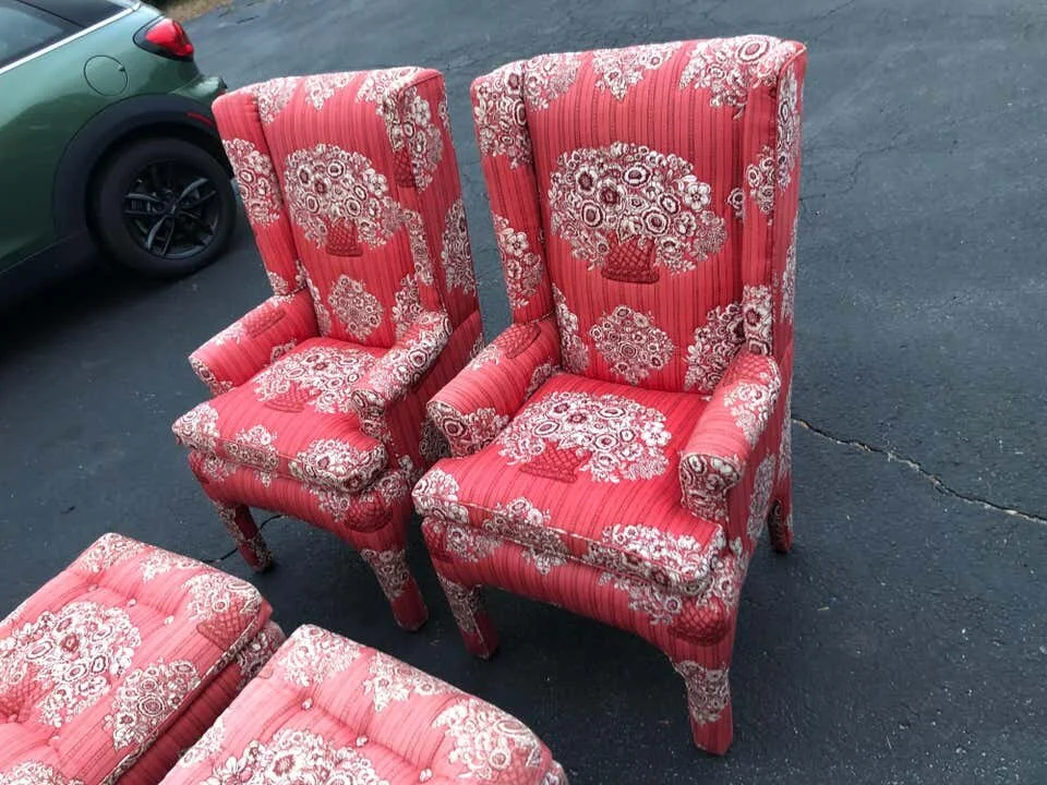 Pair of Petite Wing Back Chairs with Matching Ottomans8.jpg