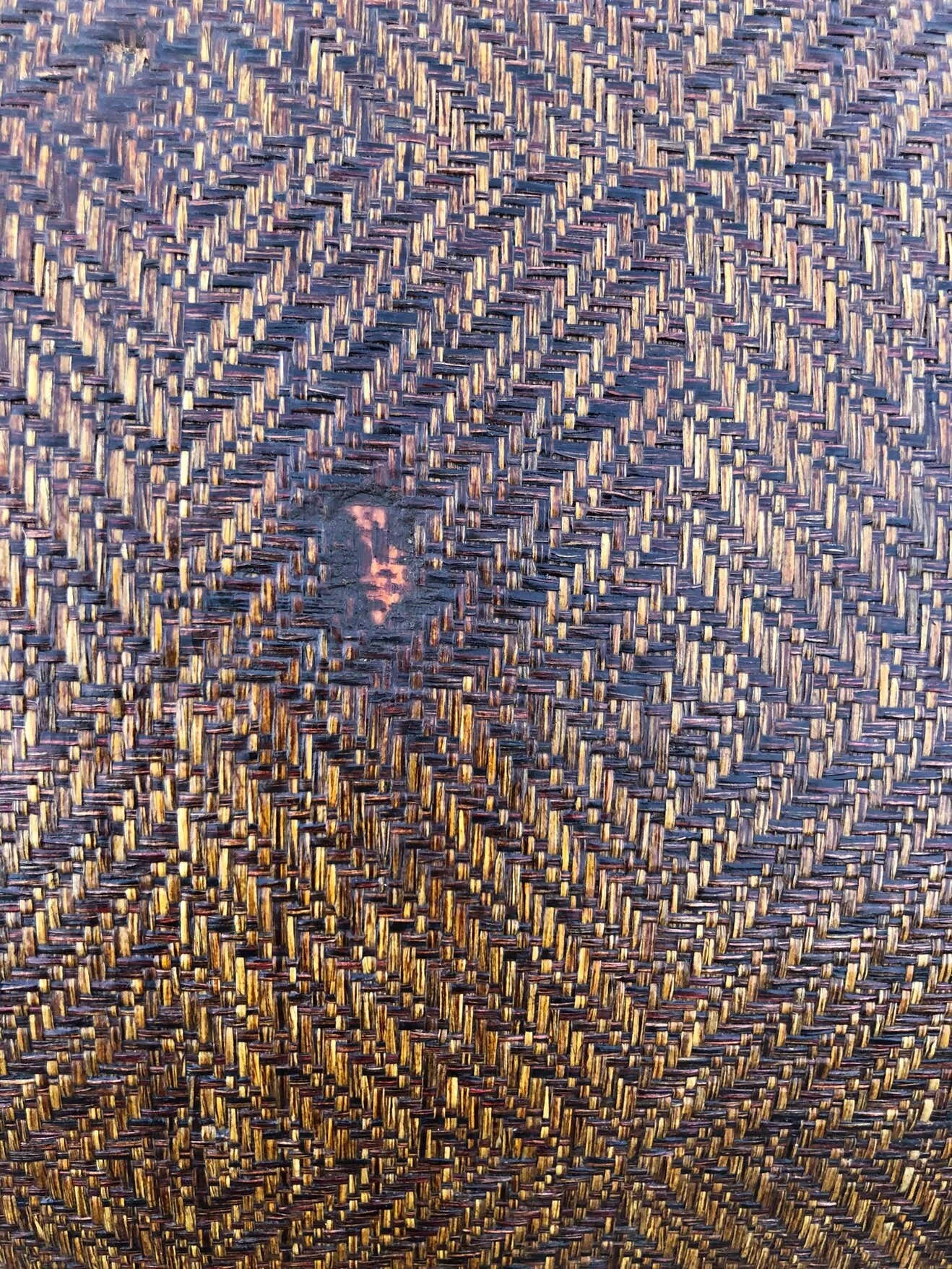 Vintage Seagrass Waterfall Console Table18.jpg