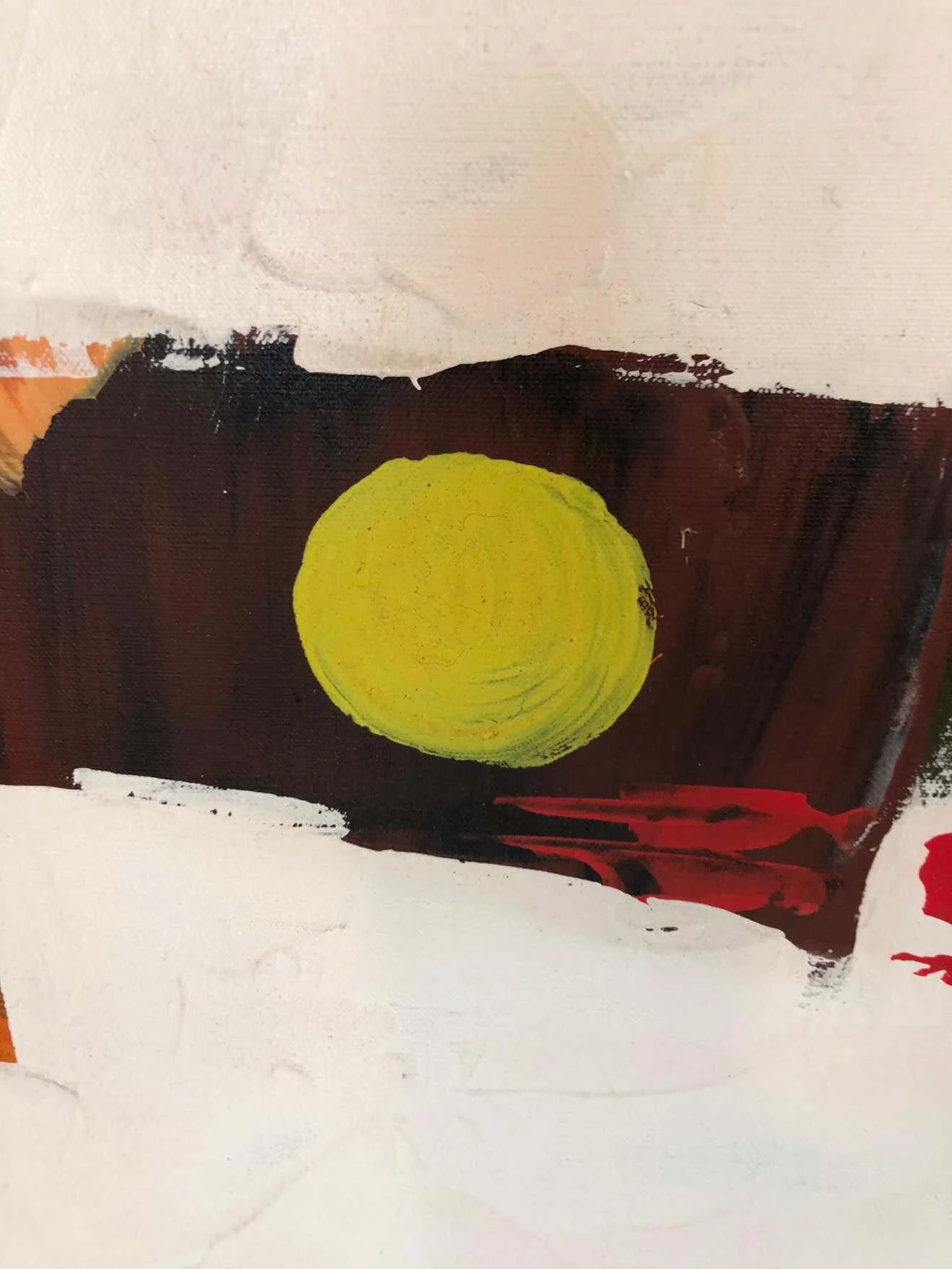 Large Abstract Oil on Canvas by Lee Reynolds Burr For Vanguard Studios8.jpg