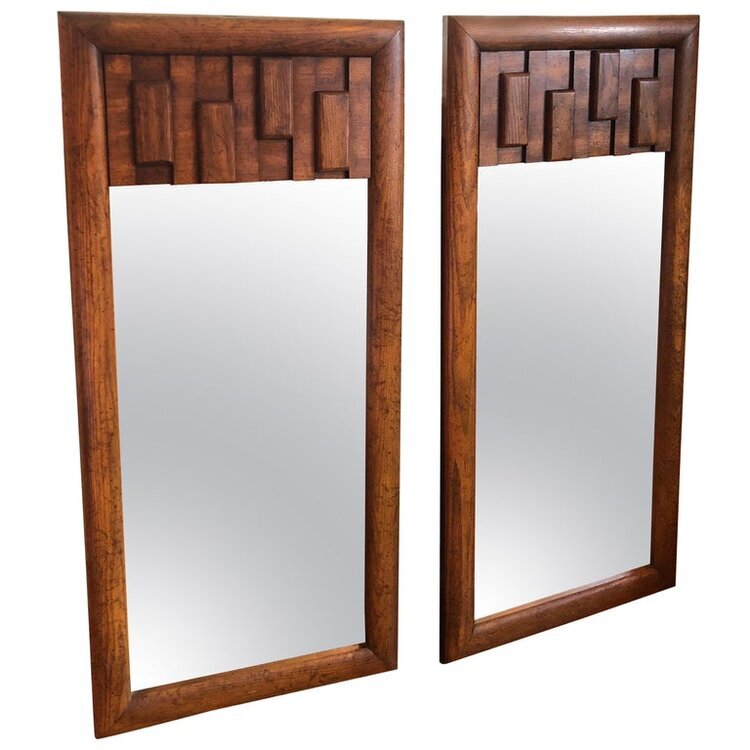 Pair of Lane Staccatto Mirrors