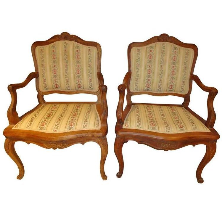 French Louis XV Armchairs