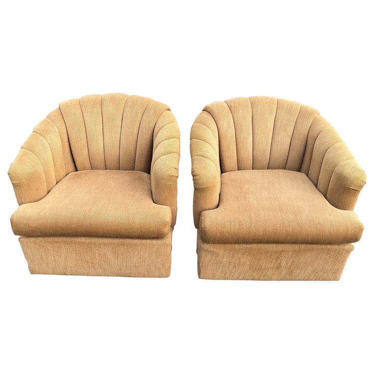 Channel Back Swivel Chairs
