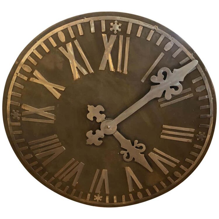 French Style Steel Wall Clock