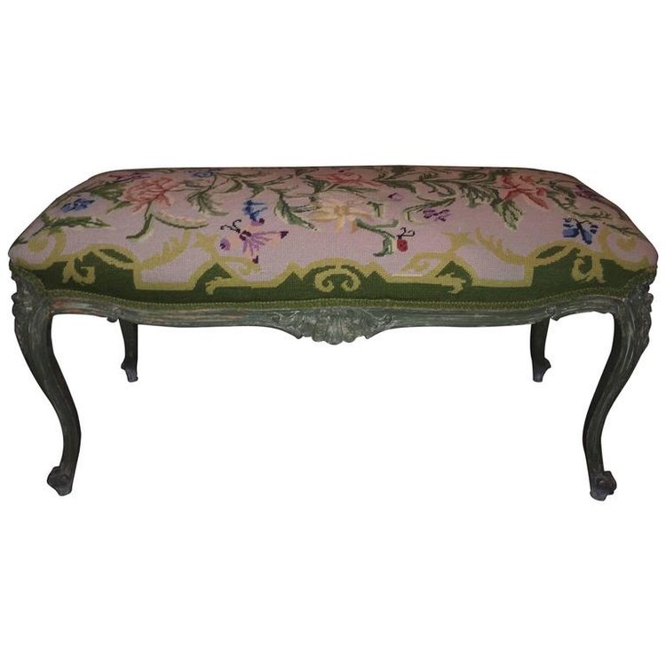 Aubusson Needlepoint Bench