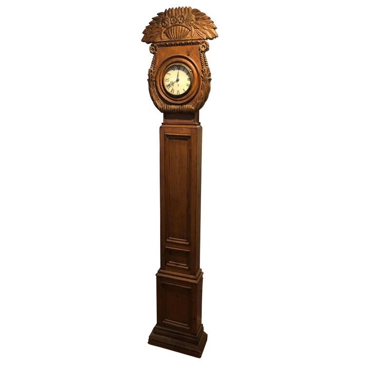 Carved Wooden Chapman Clock