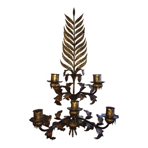 Gilded Iron Wall Sconce