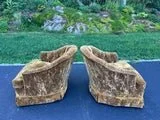 Pair of Mid Century Modern Crushed Velvet Swivel Chairs 5.jpg