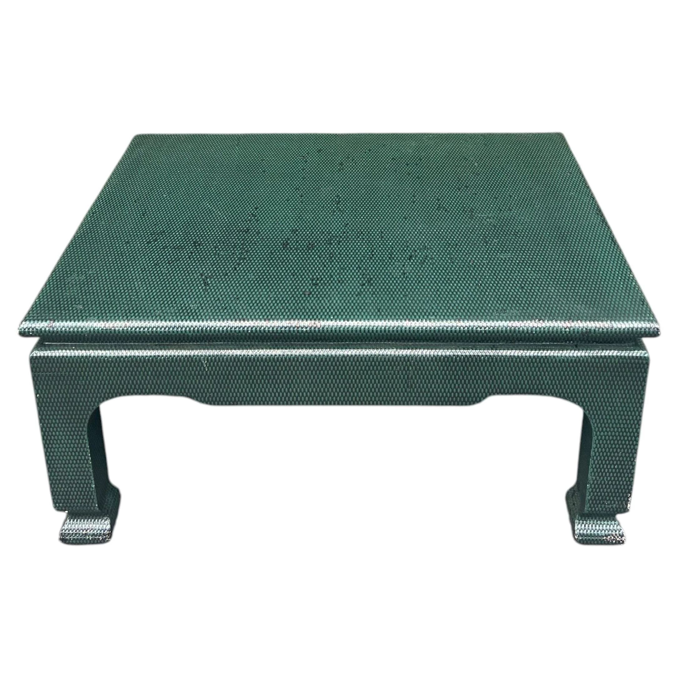 karl springer raffia wrapped coffee table.jpg