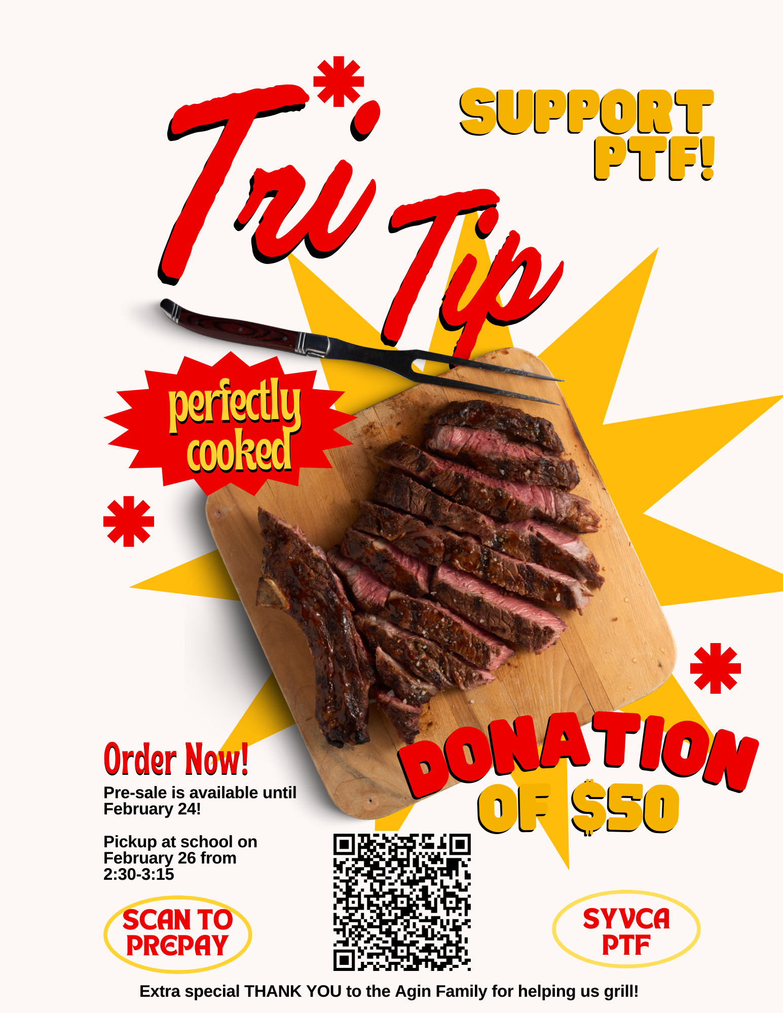 SYVCA Tri Tip BBQ Fundraiser