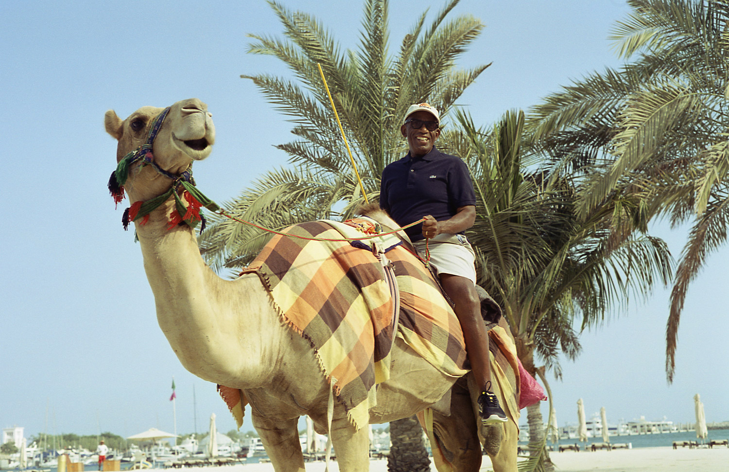 Al Roker on a Camel