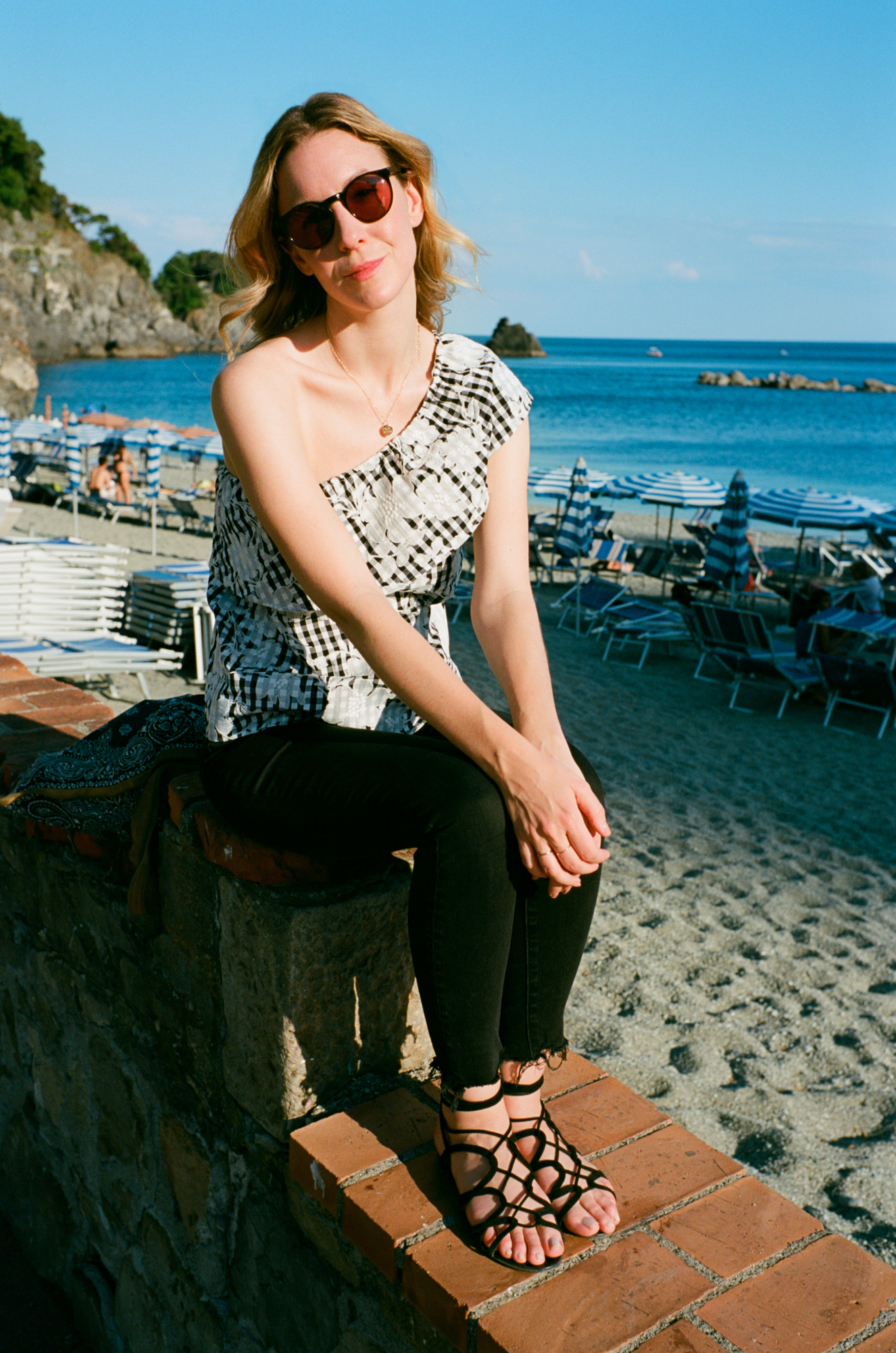 Claire in Cinque Terre