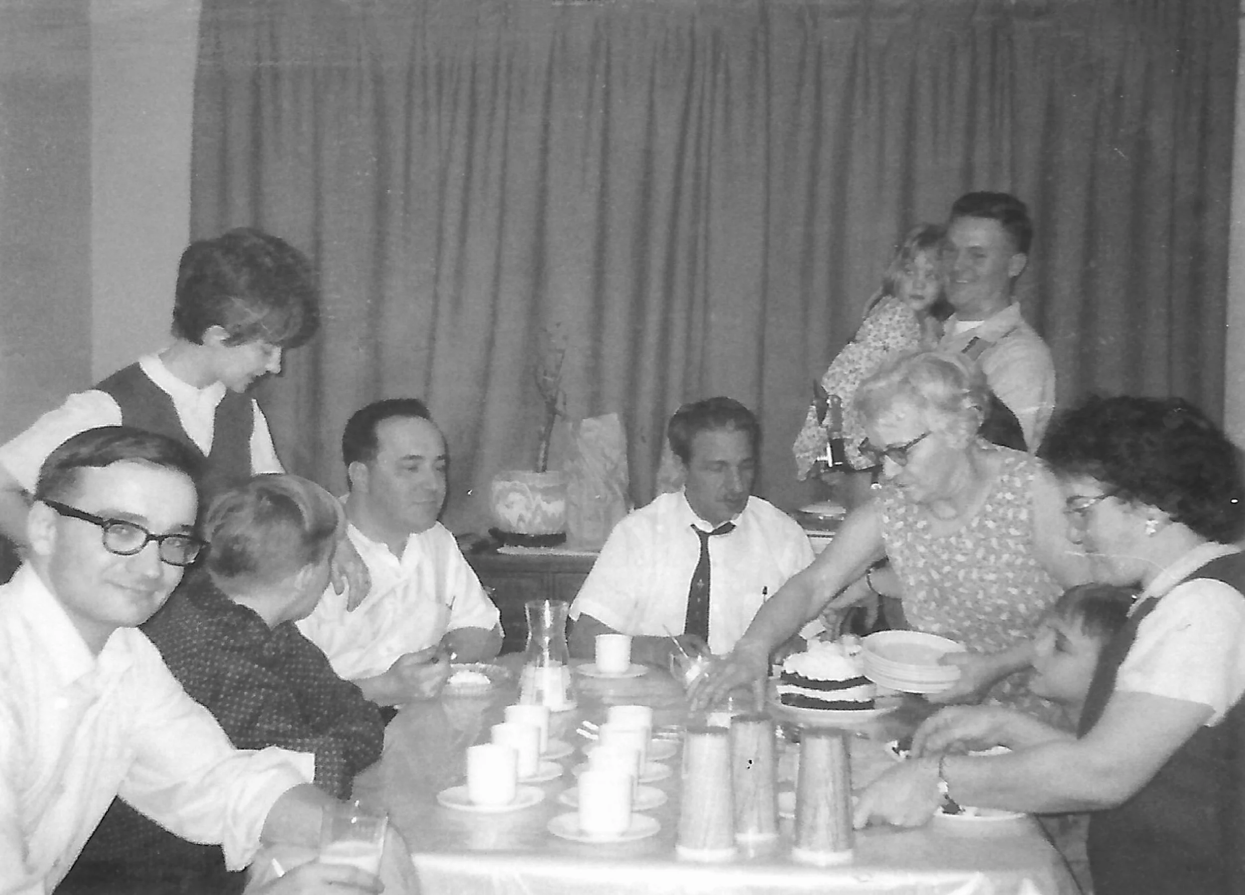 Don with the Ecksteins and Bruscatos