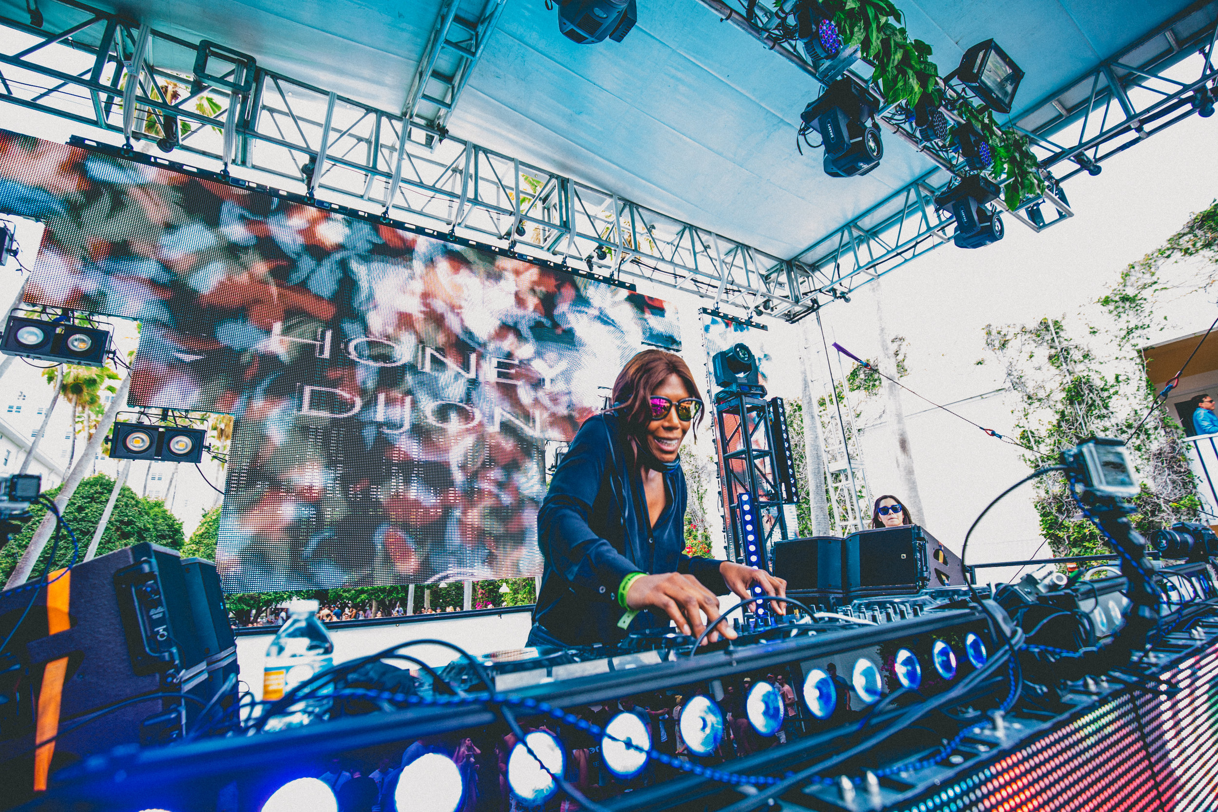 Honey Dijon laying it down...