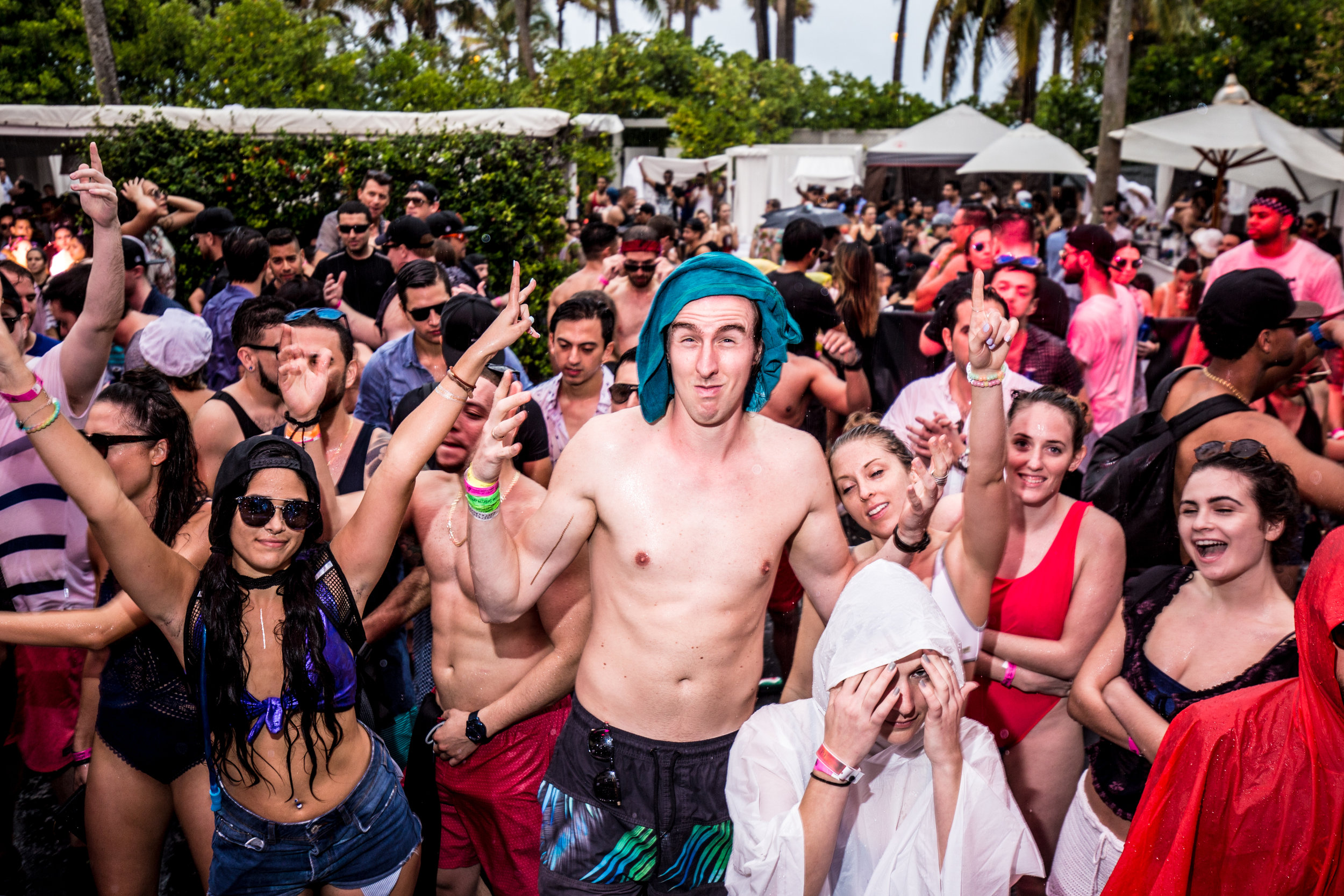 Soaking wet and still going hard.