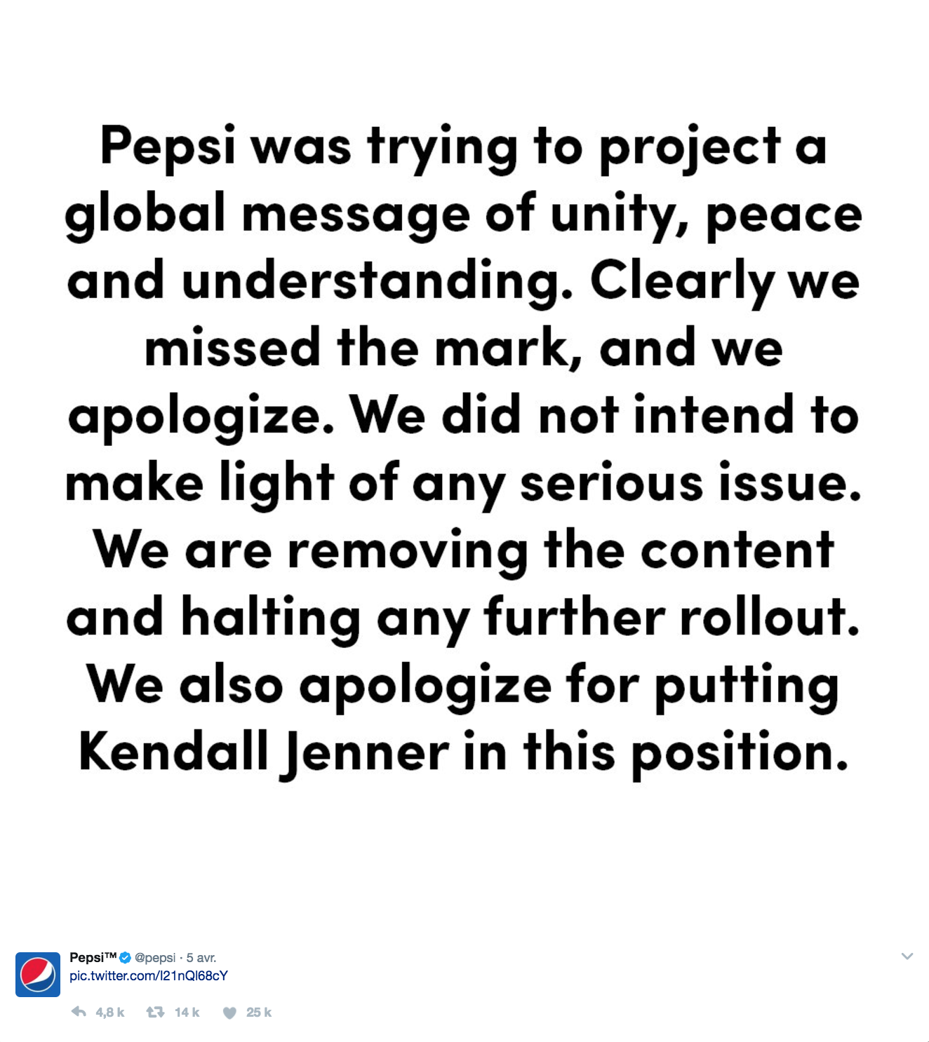 I guess this is a start. But did they really have to apologize to Kendall?