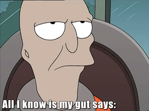 Ambivalent Futurama Gif courtesy of Giphy: https://giphy.com/gifs/10j1ZRgKdcHIoU