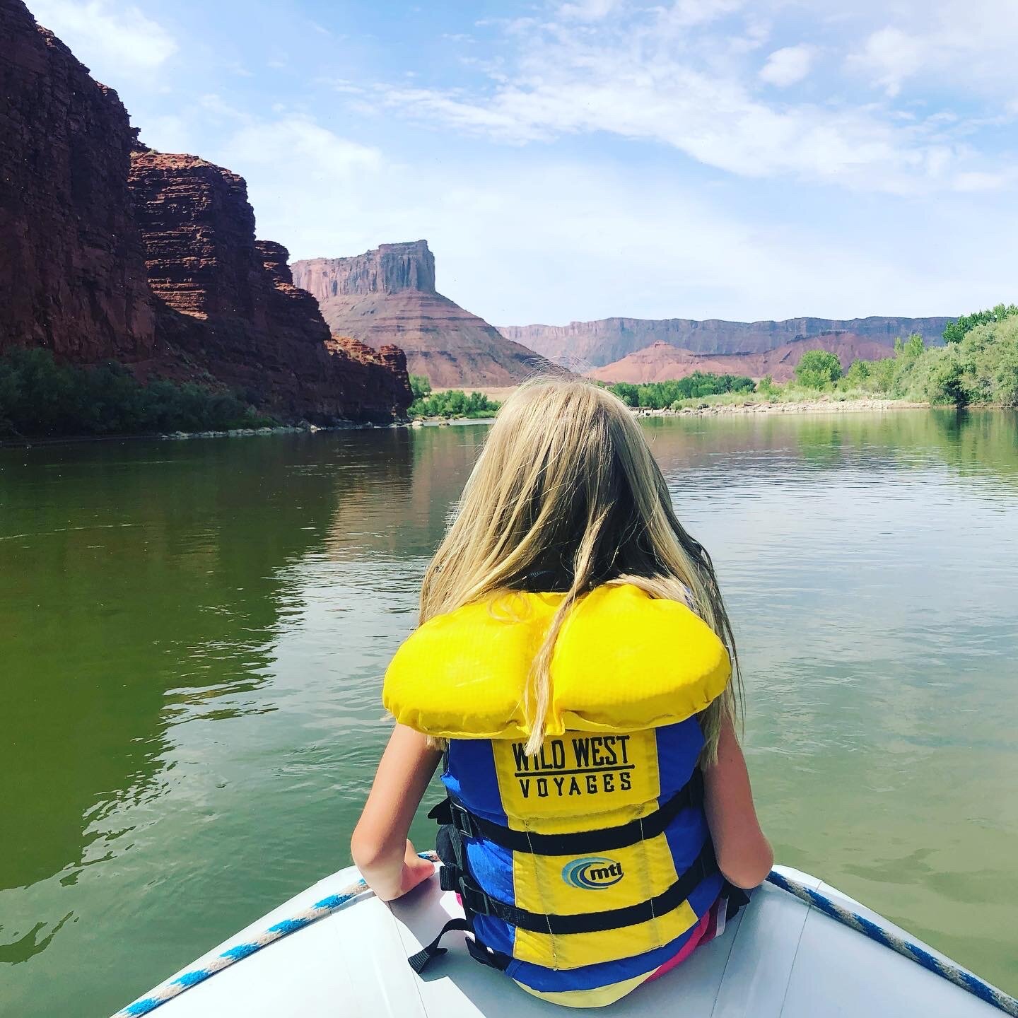 Rafting the Colorado.