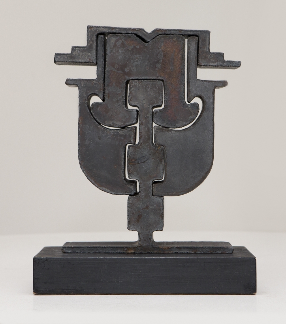   MARK DI SUVERO (b. 1933)    Untitled , 1972  Steel  9 5/8 x 8 x 2 1/4 inches  Edition 59/250  Signed and stamped: "MdS" / Gemini GEL publisher stamp / 59/250 