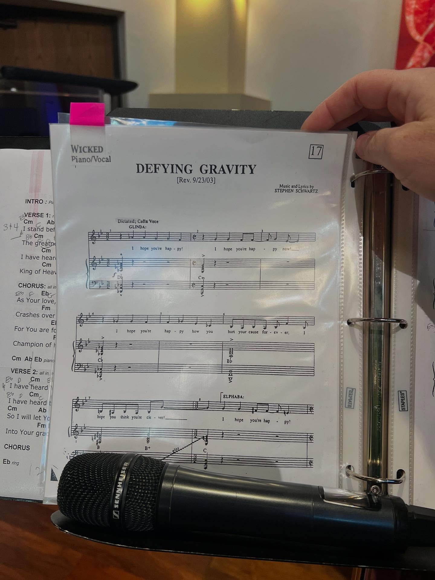 Doing my best Elphaba this early Sunday AM!  #challenging #wicked