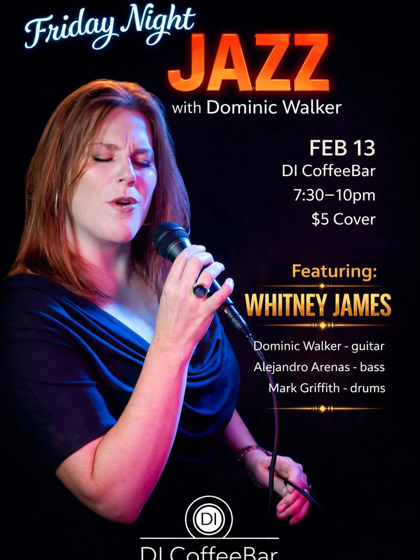 Our show Saturday night at The Palladium is SOLD OUT!  Never fear you can catch me with The Dominic Walker Trio tomorrow evening in Tampa.  Hope to see you there!